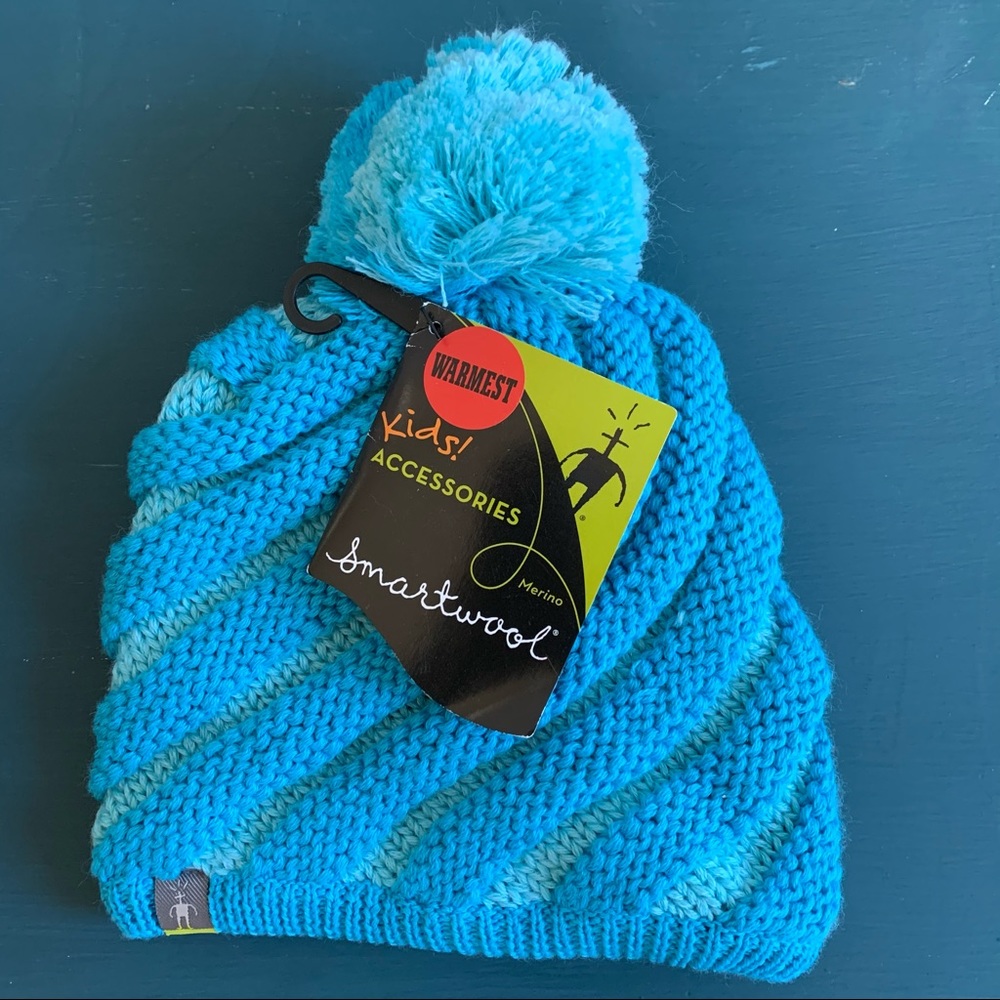 Smartwool Kids Blue Knit Hat